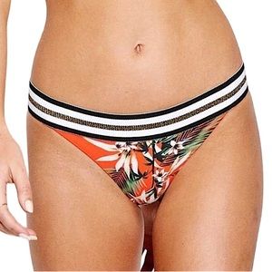 NWOT Seafolly Ocean Alley Brazilian Bikini Bottom